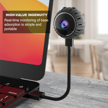 Mini Wireless WiFi Security Camera 1080P HD - Nanny Cam with Night Vision, Motion Detection & Phone App - Indoor Home Security