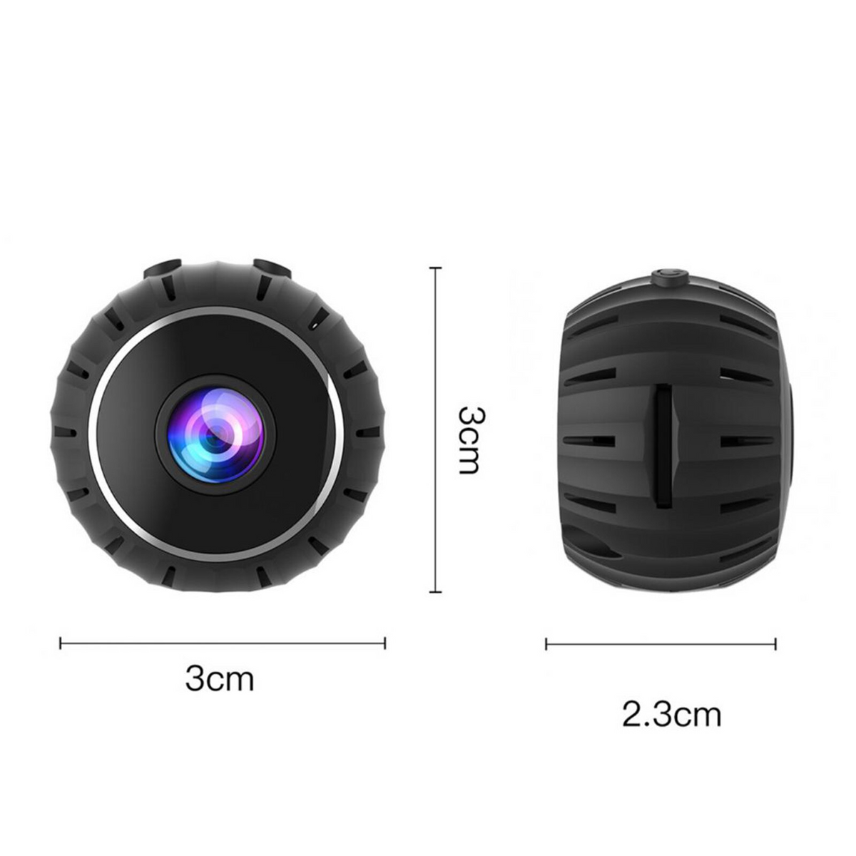 Mini Wireless WiFi Security Camera 1080P HD - Nanny Cam with Night Vision, Motion Detection & Phone App - Indoor Home Security